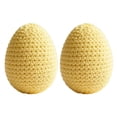 thumbnail image 1 of Deeceymbur Easter Egg Decor Hand Crocheted Foam Filled Knitted Ornament for Easter Basket Hunts Table Home Decoration Spring Party Gift Set, 1 of 6