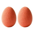 thumbnail image 1 of Deeceymbur Easter Egg Decor Hand Crocheted Foam Filled Knitted Ornament for Easter Basket Hunts Table Home Decoration Spring Party Gift Set, 1 of 6