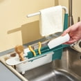 thumbnail image 1 of Deeceymbur Expandable Over Sink Drying Rack Adjustable Dish Drainer Organizer Collapsible for Plates Utensils Towels, 1 of 8