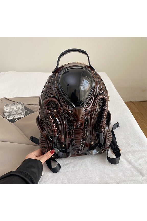 Fashionable And Unique Irregular Shaped Backpack Unisex Backpack Multifunctional Street Punk Style Backpack Father's Day Gift