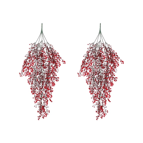Deeceymbur Faux Willow Rattan Swags Easily Install No Maintenance Home Celebration Decoration