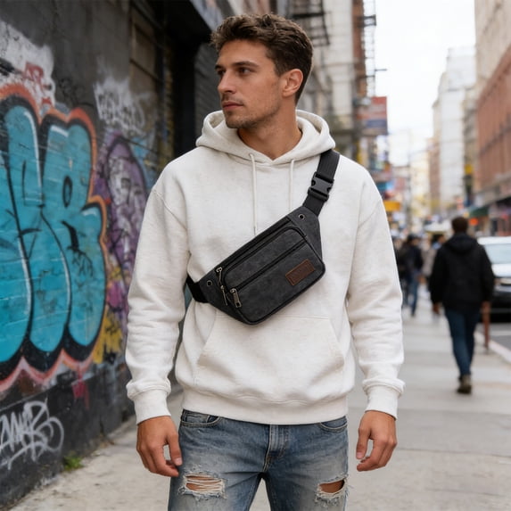 Deeceymbur Fitness Waist Bag Close Fitting Multifunctional Phone Key Holder Nylon Running Hiking Daily Travel Lightweight Sports Belt Pack