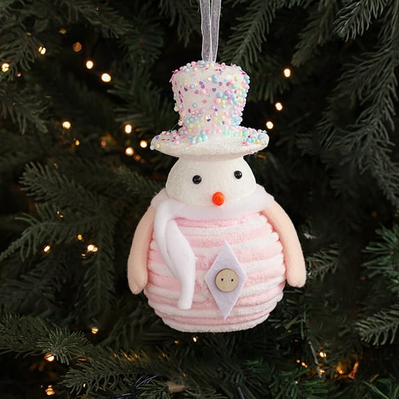 Deeceymbur Foam Macaron Christmas Tree Ornament Candy themed Holiday Decoration Sweet Festive Pendant for Tree Decor