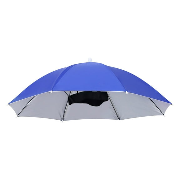Deeceymbur Folding Umbrellas for Rain Windproof Head-Mounted Sun Umbrella for Walking Sunscreen Hat Umbrella 69 Large Stall Umbrella Hat Advertising Umbrella Hat Umbrella for Fishing