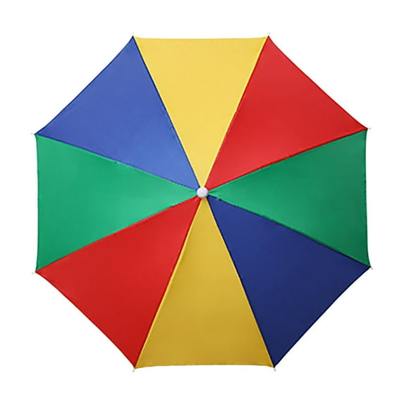 Deeceymbur Folding Umbrellas for Rain Windproof Sun Umbrella for Walking Head Worn Umbrella Hat for Outdoor Activities Fishing Umbrella Golf Umbrella Gardening Umbrella