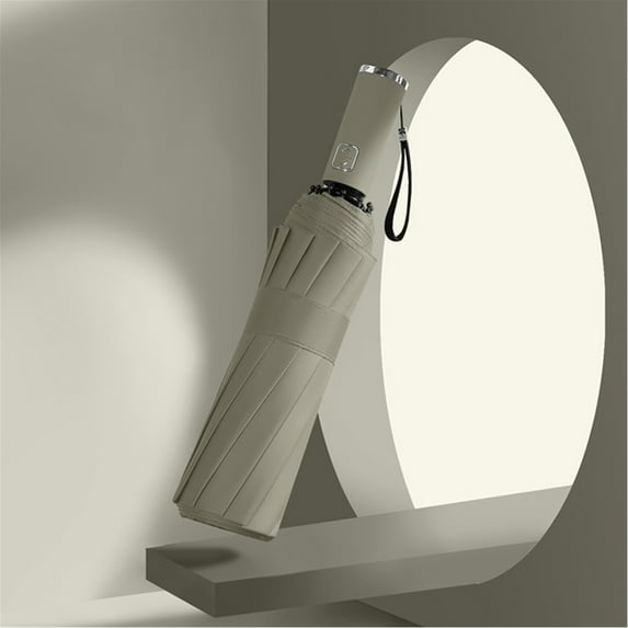 Deeceymbur Folding Umbrellas for Rain Windproof Sun Umbrella for Walking Folding Travel Windproof 12 Ribs Anti-UV Automatic Reverse Umbrellas