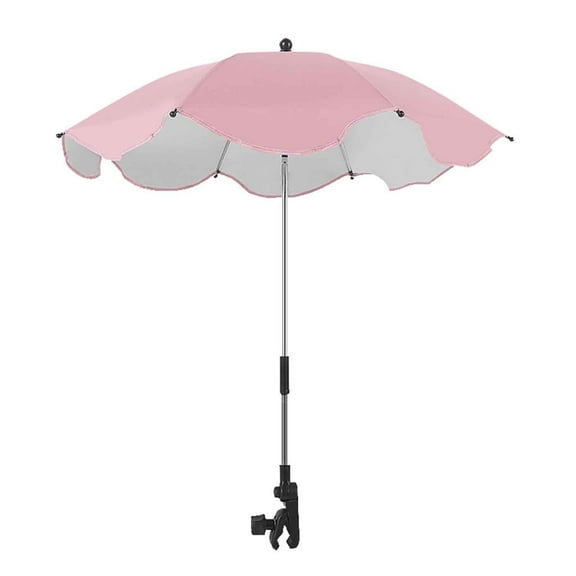 Deeceymbur Folding Umbrellas for Rain Windproof Sun Umbrella for Walking Universal Baby Pram Umbrella Shade Umbrella Sunshade for Stroller,Pushchair