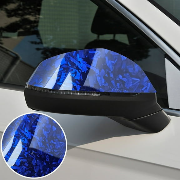 Deeceymbur Forged Carbon Fiber Wrap, Forged Gloss Carbon Fiber Vinyl Wrap Roll Release Sticker Sheet Film DIY Decal Car Auto Vehicle Morotcycle Self Adhesive