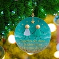 thumbnail image 1 of Deeceymbur Friendship Sea Glass Christmas Ornament Holiday Decor Coastal Beach Themed Gift for Friends Family Tree Hanging Decoration, 1 of 6