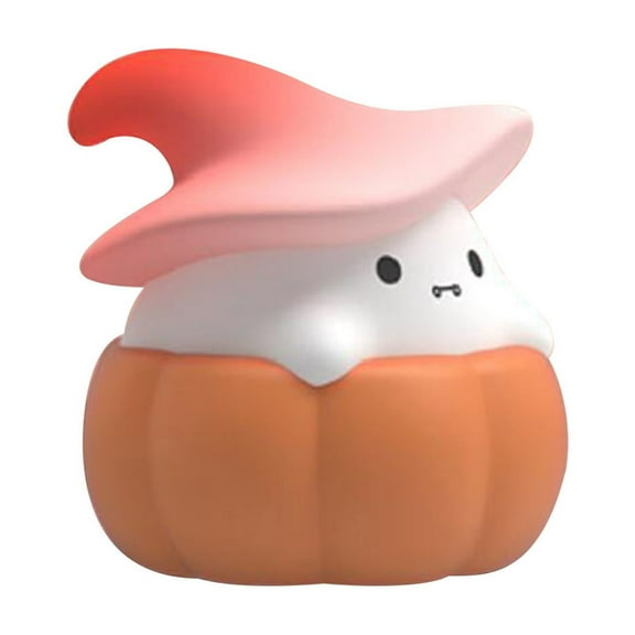 Deeceymbur Ghost Pumpkin Nightlight Usb Charging Three Speed Light for Halloween Decor Red