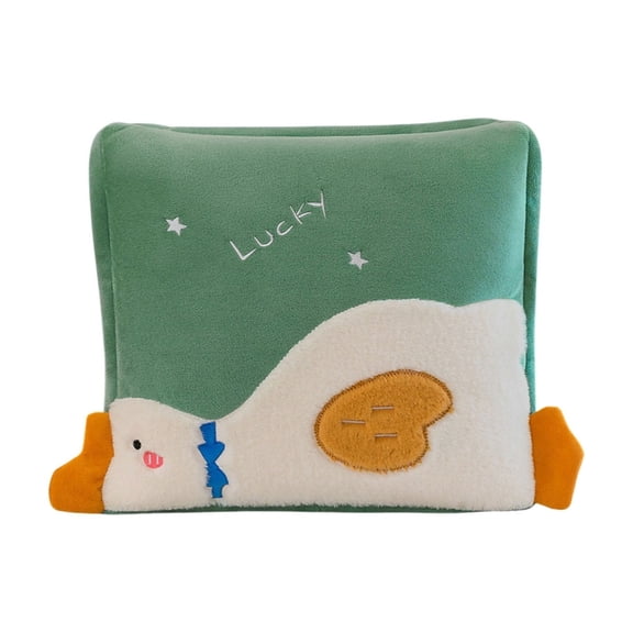 Deeceymbur Goose Pillow Blanket 2-in-1 Multi Functional Plush Quilted for Bed Sofa Office Travel Nap Comfort