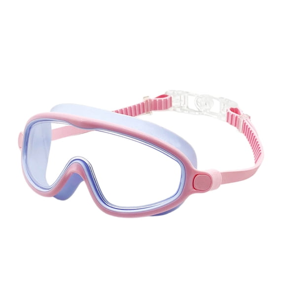 Deeceymbur HD Large Frame Anti Fog Swimming Goggles with Silicone Gasket for Clear Vision Pool Training Water Sports Practice