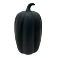 thumbnail image 1 of Deeceymbur Halloween Black Pumpkin Lantern 6.3in Tall Spooky Smiling Face Resin Ornament for Festive Home Decor, 1 of 9