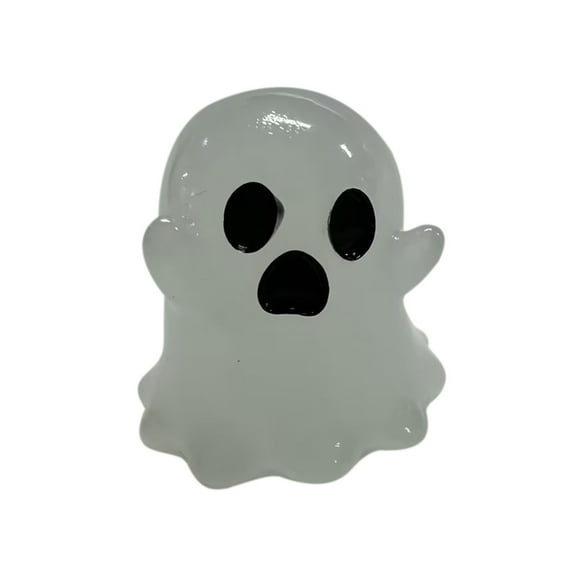 Deeceymbur Halloween Glowing in The Dark Mini Figurines with Ghosts Owls Pumpkin Cute Resin Ornaments Festive Decor