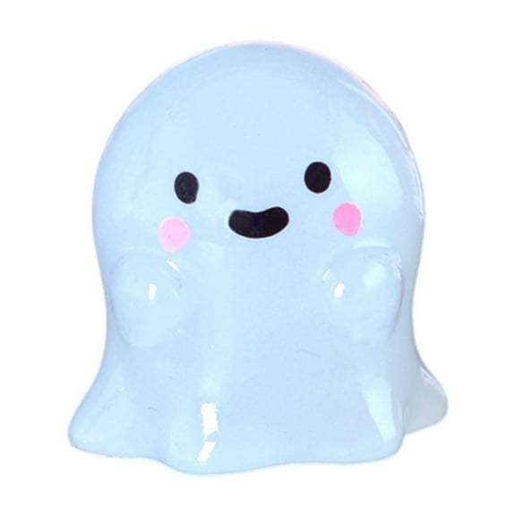 Deeceymbur Halloween Mini Garden Figurines with Cute Pumpkin Ghost Witch Cauldron Miniature Models Party Decoration