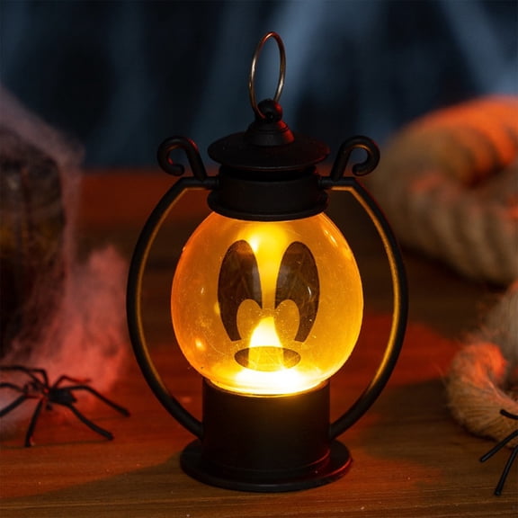 Deeceymbur Halloween Portable Night Light LED Electronic Horror Prop Ornament 4.33x3.15x2.17in