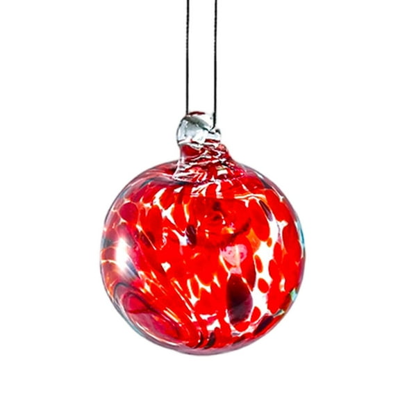 Deeceymbur Hand Blown Glass Christmas Ball Ornaments Diameter Holiday Decor for Xmas Tree Home Window Outdoor Garden Patio Festival Decorations