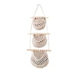 thumbnail image 1 of Deeceymbur Hanging Fruit Baskets 3 Tier Door Storage Boxes Hand Woven Jute Wall Baskets For Decorating And Storing In Kitchen Living Room Bathroom Bedroom Home Decor Organization Multi Purpose, 1 of 6