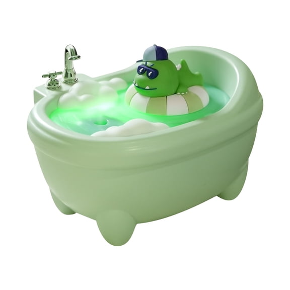 Deeceymbur Humidifier Cute Pet Bathtub Design Mood Light Mini Diffuser for Desktop Decoration and Humidification