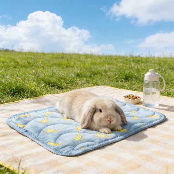 Deeceymbur Ice Silk Cooling Pet Pad for Dogs Cats Summer Chill Mat With Skin Friendly Fabric Portable Washable Bed for Hot Weather Relief