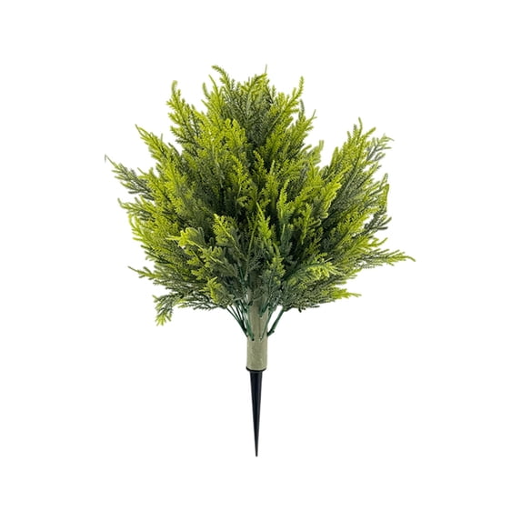 Deeceymbur Indoor Outdoor Artificial Potted Trees Garden Maintenance Free Faux Evergreen Plants Decor