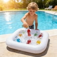 thumbnail image 1 of Deeceymbur Inflatable Cooler Serving Tray for Pool Parties Outdoor Buffets Ice Bar Food Drink Holder Salad Bar Picnic Beach Summer Gathering Floating Ice Chilling Container, 1 of 6