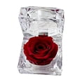 thumbnail image 1 of Deeceymbur Jewelry Box Transparent Rose Acrylic Ring Box for Engagement Wedding Valentine Gift Present Case Holder, 1 of 6