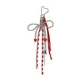 thumbnail image 1 of Deeceymbur Keychain Red Bow Charm Bag Accessory Car Keychain Decorative Pendant Metal Ring for Keys Backpack Purse Zipper Pull Soft Polyester Material, 1 of 6