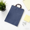 thumbnail image 1 of Deeceymbur Laptop Bag Oxford Cloth Water Resistant Messenger Shoulder Briefcase Women Men Work Travel College Business Computer Vintage Style, 1 of 6