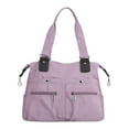 thumbnail image 1 of Deeceymbur Large Capacity Multi-pocket Nylon Shoulder Bag, Travel Backpack Design, for Travel and Daily Multifunctional Use Purple, 1 of 7