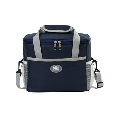 Deeceymbur Large Capacity Portable Handheld Insulation Bag Household Lunch Bag Suitable for Large Lunch Boxes Outdoor Picnic Bag Blue