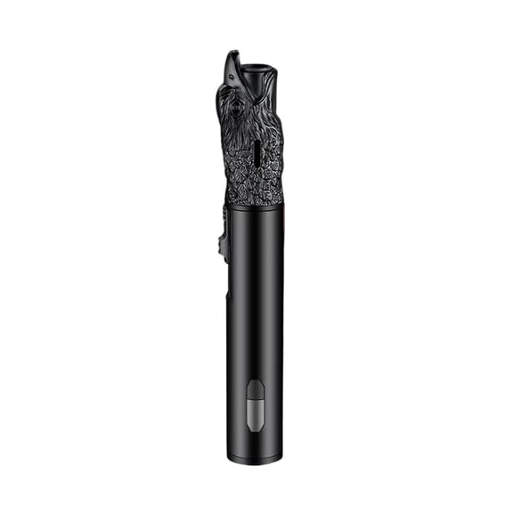 Deeceymbur Lighter Eagle Head Torch Butane Windproof Refillable Adjustable Flame for Outdoor Use Camping and BBQ