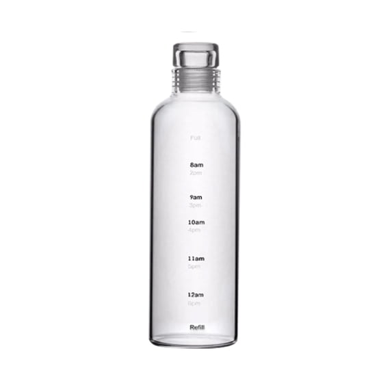 Deeceymbur Measuring Cup 750ml Transparent Plastic Leakproof Design with Scale Mark for Water Tea and Beverages