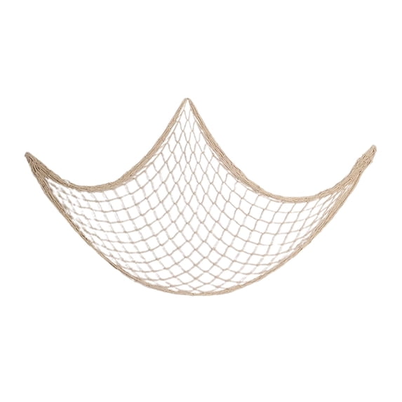 Deeceymbur Mediterranean Style Fishing Net Decoration Nautical Wall Hanging for Photo Wall Party Bedroom Living Room Home Decor Polyester Net