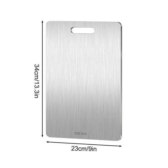 Deeceymbur Metal Cutting Boards for Kitchen Stainless Chopping Block for Cutting Meats, Fruits and Vegetables