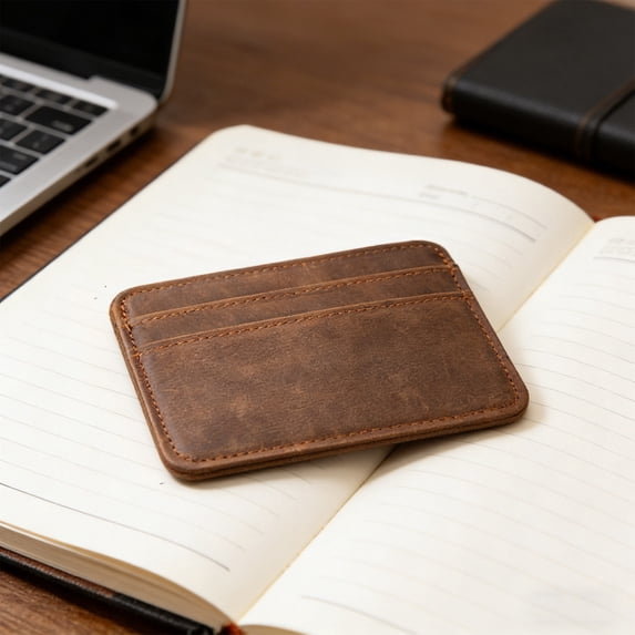 Deeceymbur Mini Portable ID Card Holder Cash Key Organizer Multiple Slots Compact Wallet Billfold for Men Women Daily Use