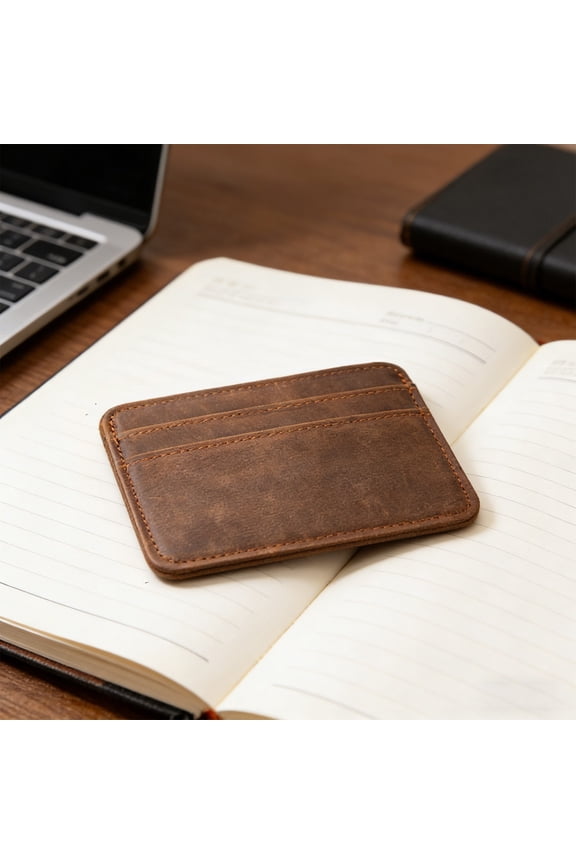 Mini Portable ID Card Holder Cash Key Organizer Multiple Slots Compact Wallet Billfold for Men Women Daily Use