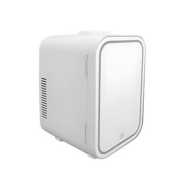 Deeceymbur Mini Refrigerator 4L Quiet Heating Freezing Portable Compact Fridge For Home Car Student Dormitory US Plug 110V