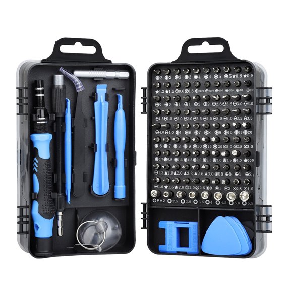 Deeceymbur Multi-purpose Clock Mobile Phone Disassembly Maintenance Screwdriver Screwdriver Tool 115 In One Carbon Steel