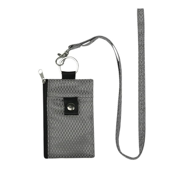 Deeceymbur New Multifunctional Card Key Chain Brush Mini Wallet Small Card Can Be Hung Around The Neck