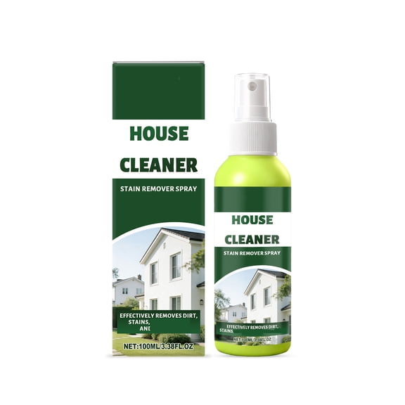 Deeceymbur Outdoor Concentrated Cleaner 3.38fl oz Sodium Hypochlorite Formula for Patio Deck Driveway Stain Removal NoScrub Cleaning Solution