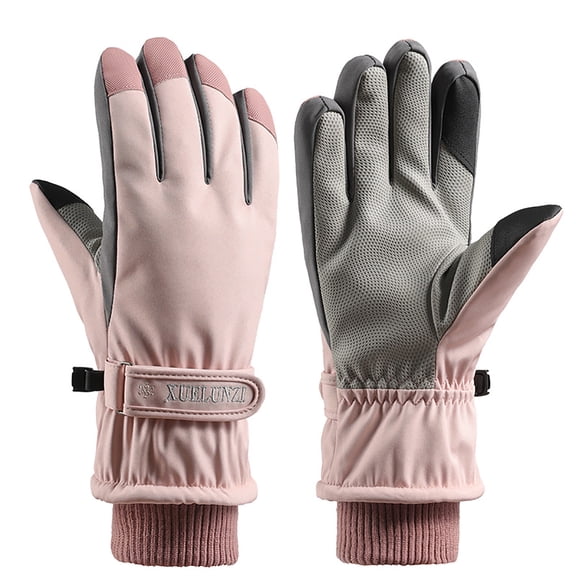 Deeceymbur Outdoor Sports Touch Screen Gloves for Winter Skiing with Windproof Thermal Protection and Anti Slip Grip
