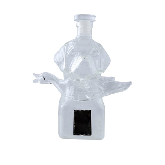 Deeceymbur Owl Whiskey Bottle Fun Animal Design High Borosilicate Glass Liquor Decanter Handcrafted Collectible 10.14fl oz Capacity for Home Bar Gifting