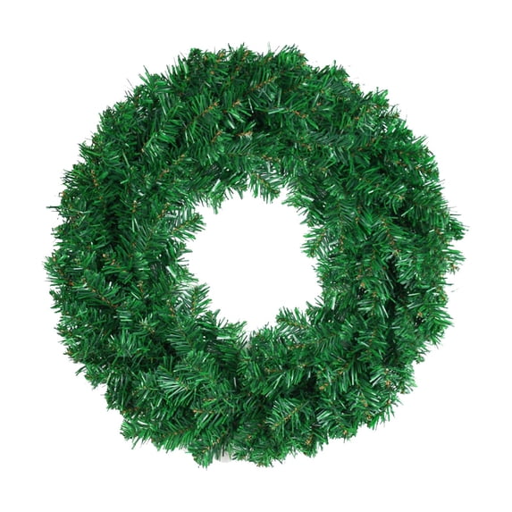 Deeceymbur PVC Wreath Door Hanging Christmas Decoration Rattan Wreath Window Mall Ornament Props