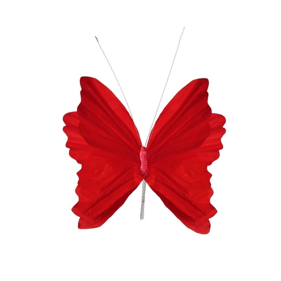 Deeceymbur Paper Craft Butterfly Decoration Flowers for Wedding Holiday Party Wall Window Hanging Decor