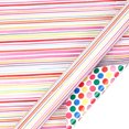 thumbnail image 1 of Deeceymbur Party Gift Wrapping Paper Double Sided Design for Birthdays Holidays Events Watercolor Style Recyclable, 1 of 4