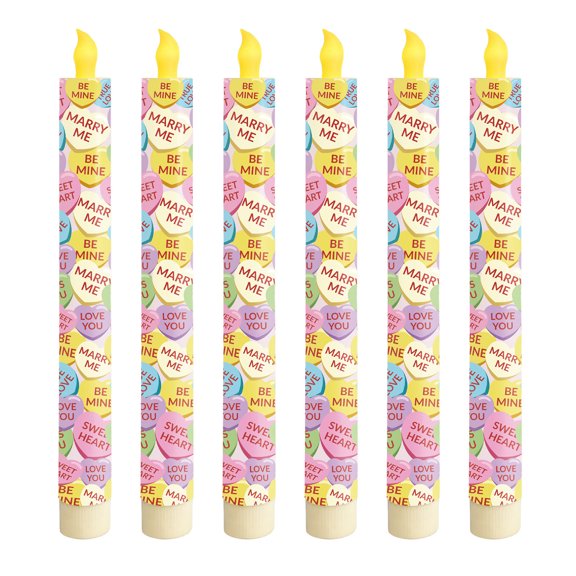Deeceymbur Pink Flameless LED Candle with Remote Control Tear Drop Wax Effect Easter Party Decor