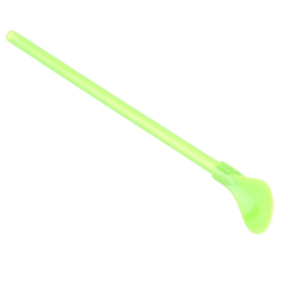 Deeceymbur Plastic Straw Spoons Reusable Straw Spoons Colorful Purpose Plastic Spoon integrated Straw Spoon Kitchen Mixing tool