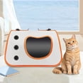 thumbnail image 1 of Deeceymbur Portable Cat Carrier Handheld Travel Backpack Airline Approved Foldable Design with 360 Degree Visibility Lightweight Oxford Cloth for Outdoor, 1 of 1