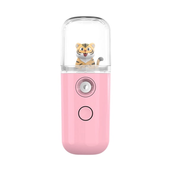 Deeceymbur Portable Charging Handheld Humidifier Doll Design Cold Spray for Facial Moisturizing Travel and Home Use